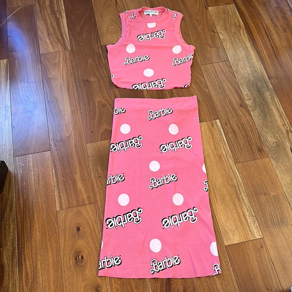 Wildfox BARBIE set skirt top M